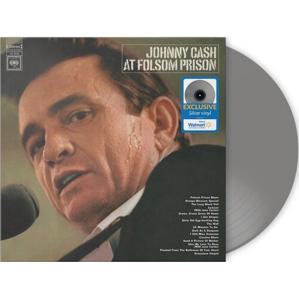 Johnny Cash / At Folsom Prison - LP ARGENT Usagé