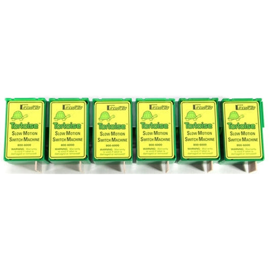 Circuitron 800-6006 Tortoise Slow Motion Switch Machine 6 Piece Value Pack