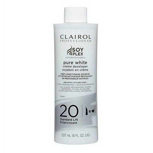 CLAIROL PROFESSIONAL PURE WHITE 2O VOL. CRÈME DEVELOPER 8OZ