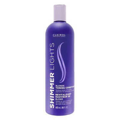 CLAIROL PROFESSIONAL SHIMMER LIGHTS BLONDE TONING CONDITIONER 16OZ