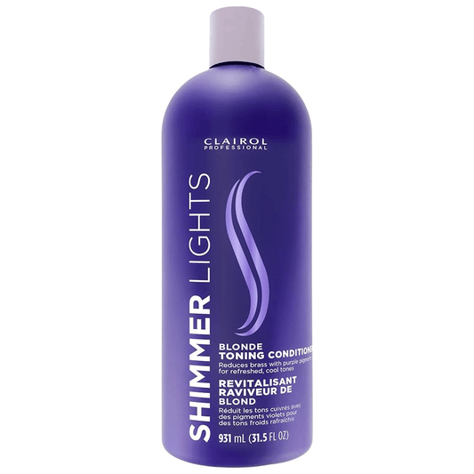 CLAIROL PROFESSIONAL SHIMMER LIGHTS BLONDE TONING CONDITIONER 31.5OZ