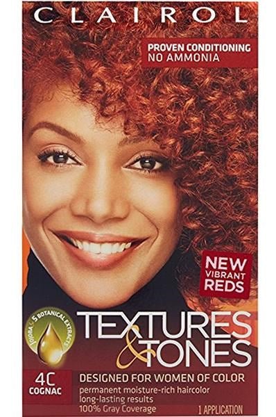 CLAIROL TEXTURES & TONES - 4C COGNAC
