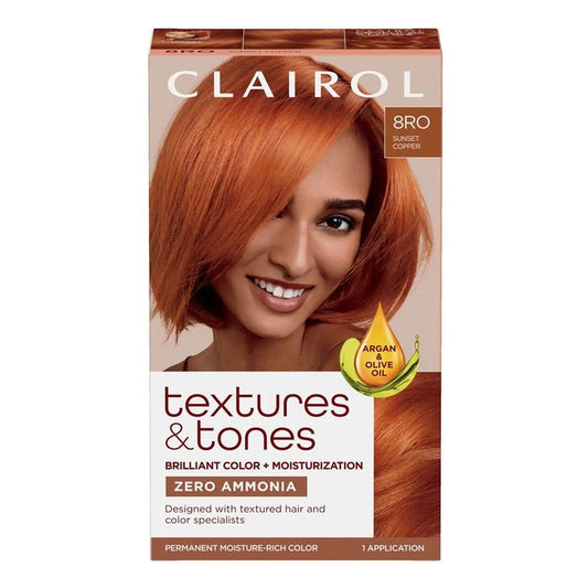 CLAIROL TEXTURES & TONES - 8RO FLAMING DESIRE