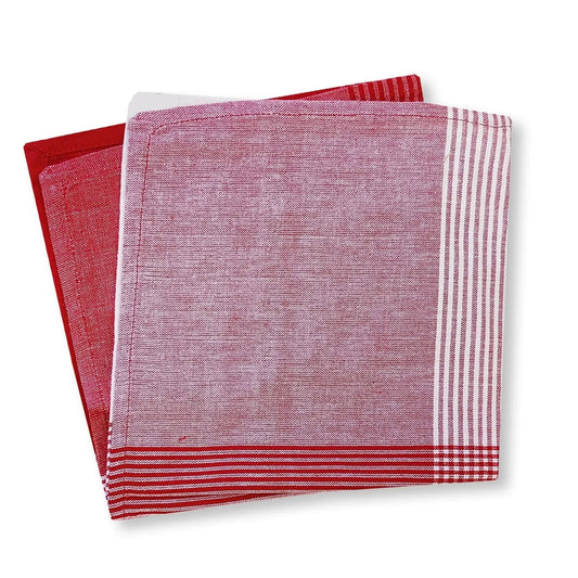 Lemon Tree Classic Red Cloth Napkin - Set of 4
