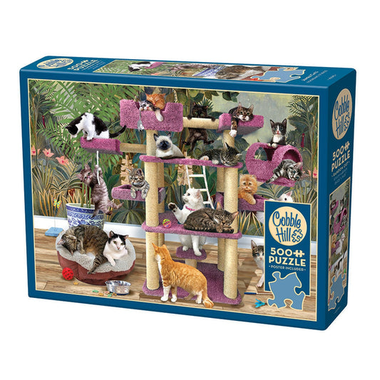 Puzzle Cobble Hill Jungle Cats 500 pièces