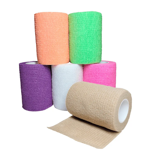Bandage cohésif, 3 po x 5 vg, bandage auto-adhérent