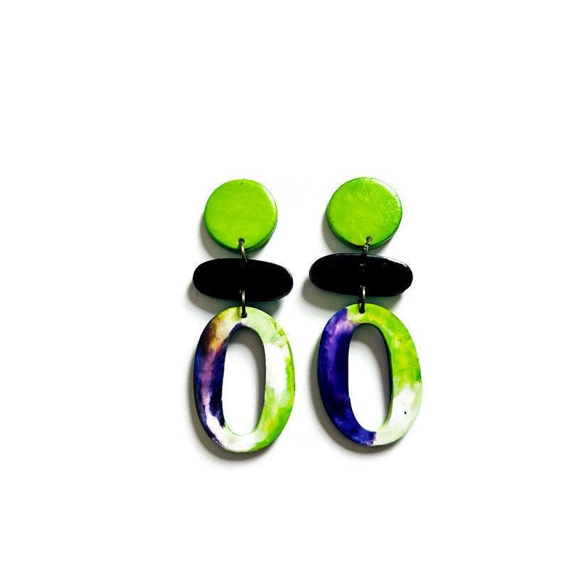 Colorful Clip On Earrings for Summer