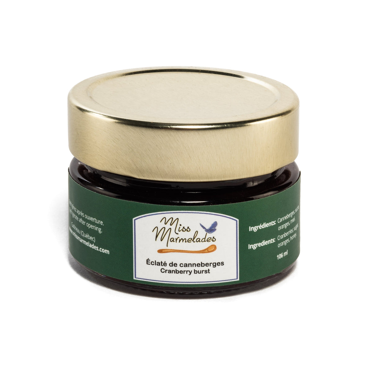 Confiture - Éclaté de canneberges