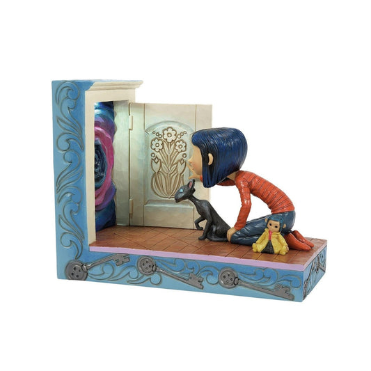 Coraline - "Through the Keyhole..." (Kneeling Down Door) Jim Shore