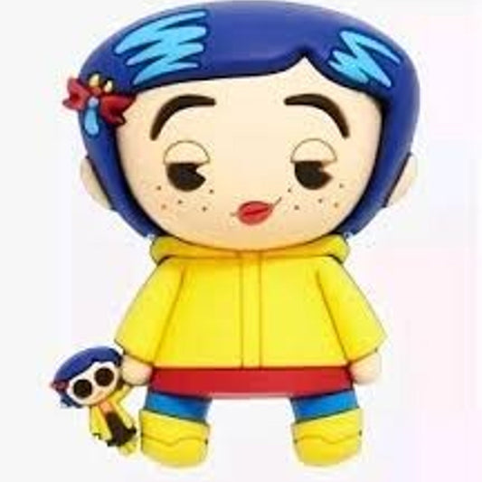 Coraline w/Doll 3D Foam Magnet