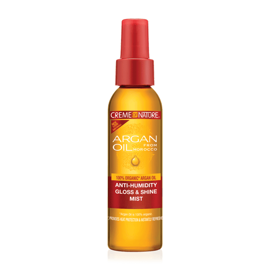 CREME OF NATURE ARGAN OIL ANTI-HUMID GLOSS&SHINE MIST 4OZ