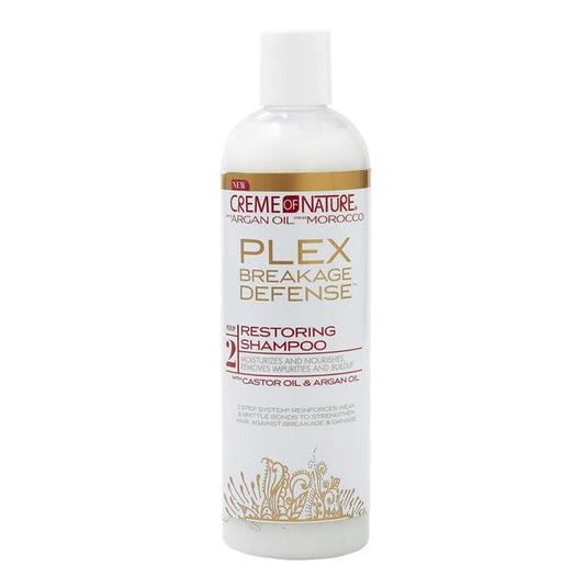 CREME OF NATURE Argan Oil PLEX Restoring Shampoo 12 OZ