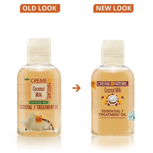 CREME OF NATURE COCONUT MILK ESSENTIAL 7 TREATMENT OIL 4oz