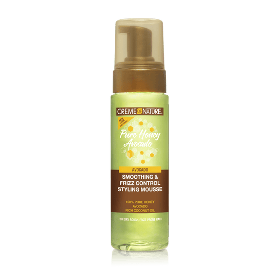 CREME OF NATURE Hair Food Smoothing & Frizz Control Styling Mousse 7.5OZ