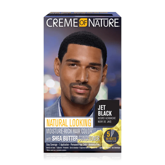 CREME OF NATURE MOISTURE RICH HAIR COLOR JET BLACK