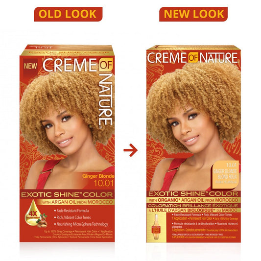 CREME OF NATURE COLORATION PERMANENTE BLOND CUIVRÉ 10.01