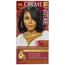 CREME OF NATURE COLORATION PERMANENTE NOIR DOUX 3.0