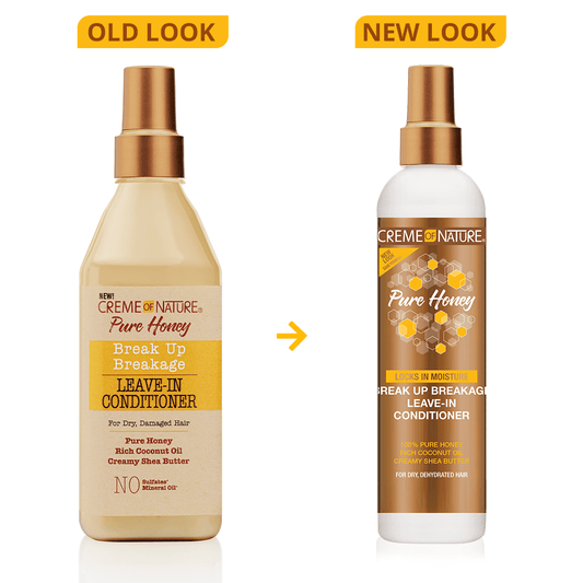 CREME OF NATURE PURE HONEY BREAK UP BREAKAGE LEAVE-IN CONDITIONER 8OZ