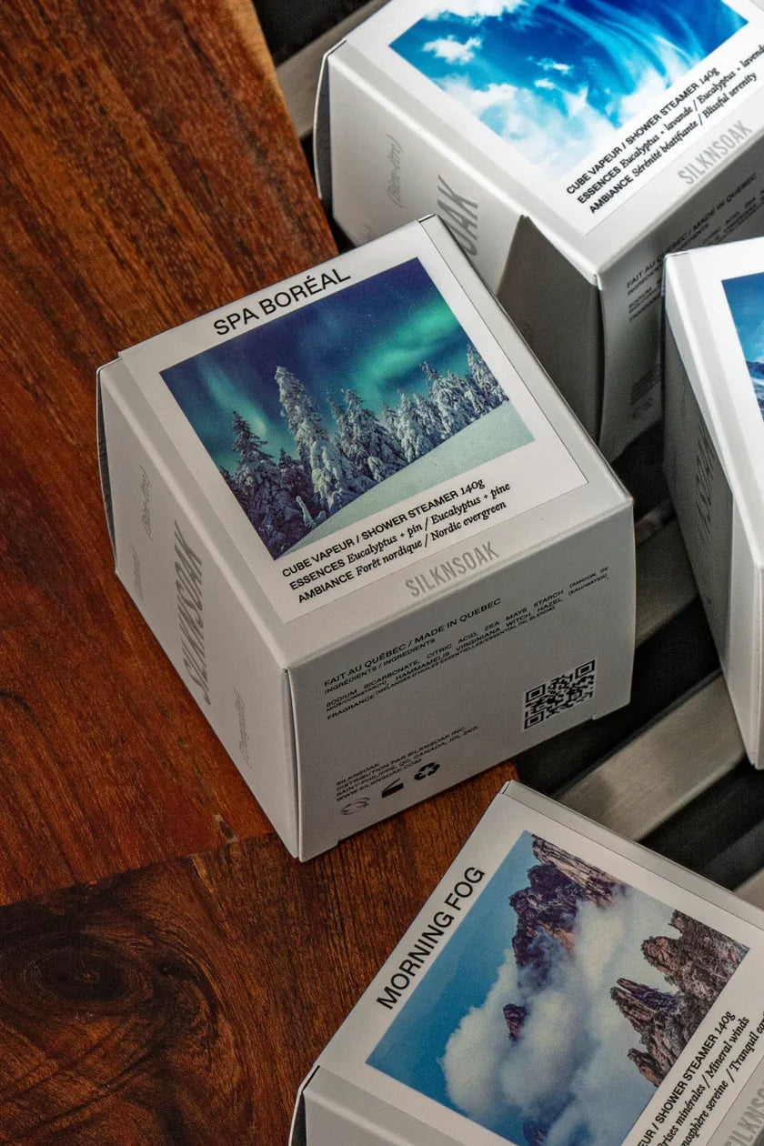 Cube vapeur pour la douche - Spa boréal