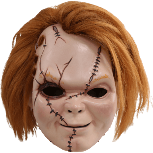 Masque de Chucky Éborgné avec Cheveux – La Malédiction de Chucky