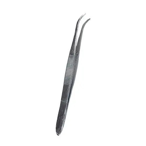 Pince à épiler à pointe courbée, 11,4 cm