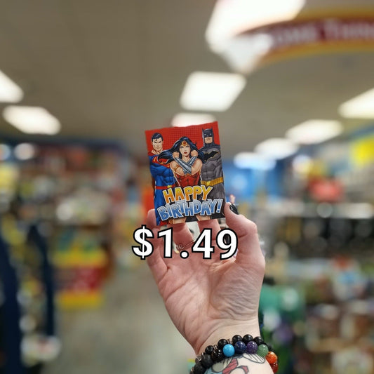 DC Comics Trinity Mini Birthday Card