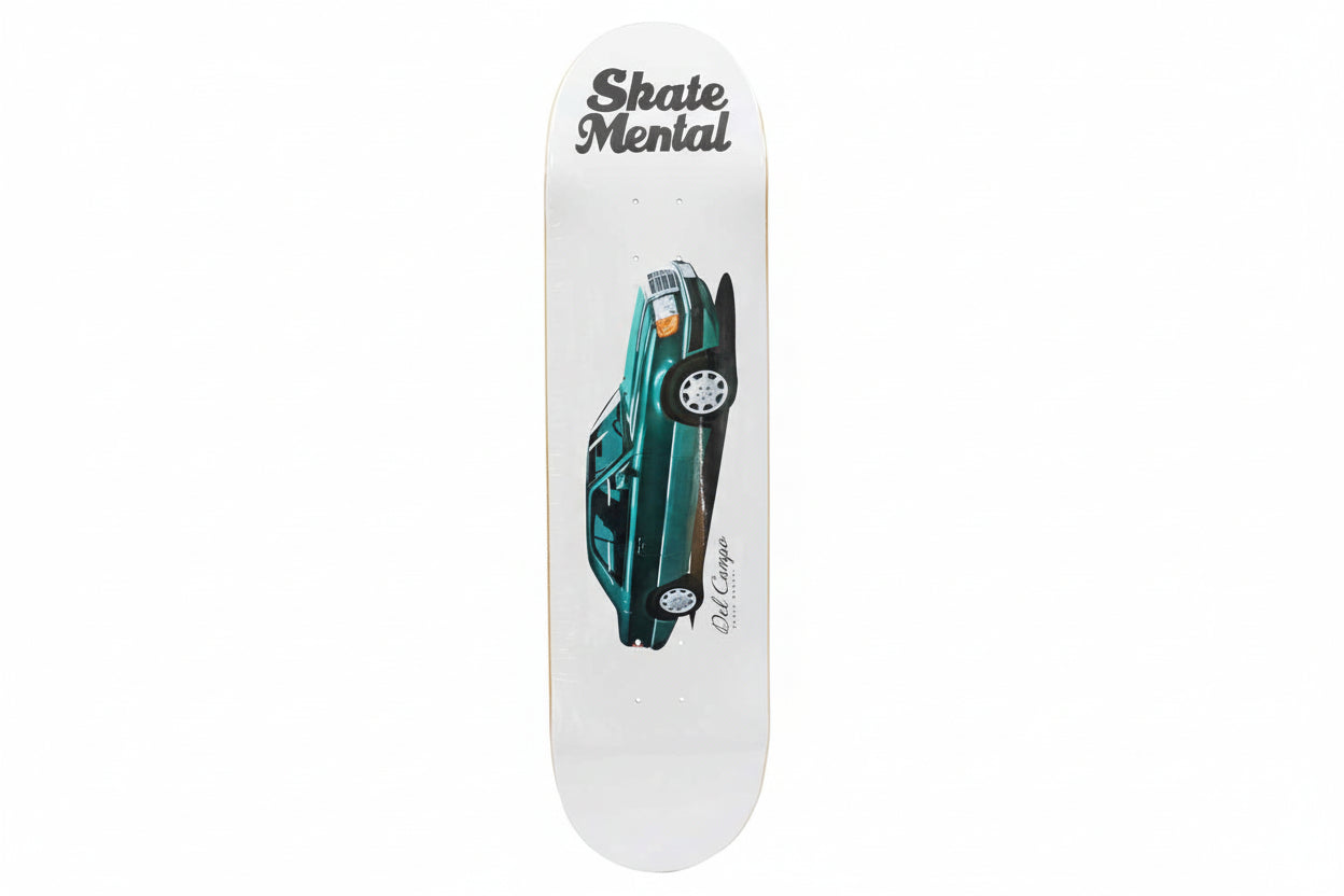 Skate Mental x Adrian Del Compo 'Benz' Skate Deck - White
