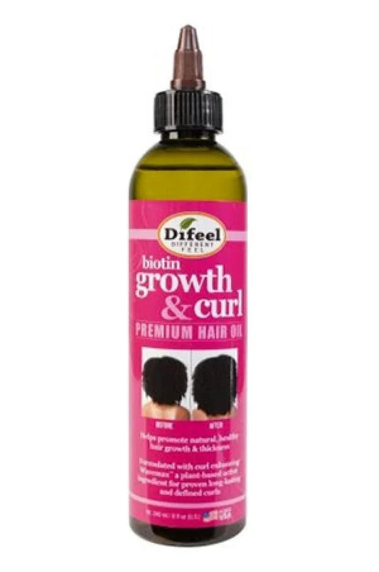 DI FEEL BIOTIN GROWTH & CURL PREMIUM OIL 8OZ