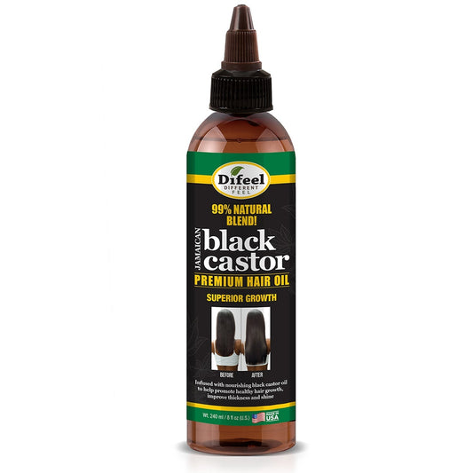 DIFEEL JAMAICAN BLACK CASTOR PREMIUM HAIR OIL 8OZ