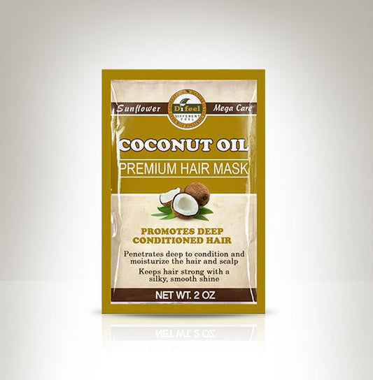DIFEEL Premium Deep Conditioning Hair Mask - Coconut Oil 1.75OZ