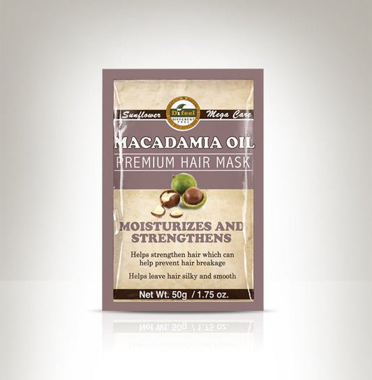 DIFEEL Premium Deep Conditioning Hair Mask - Macadamia Oil 1.75 oz.