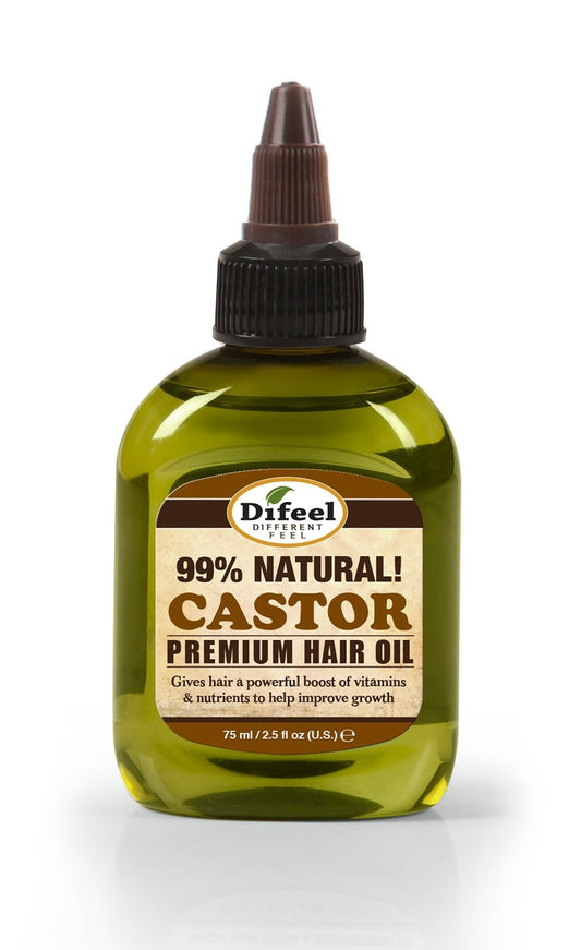 DIFEEL Premium Natural Hair Oil - Castor Hair Oil 2.5OZ