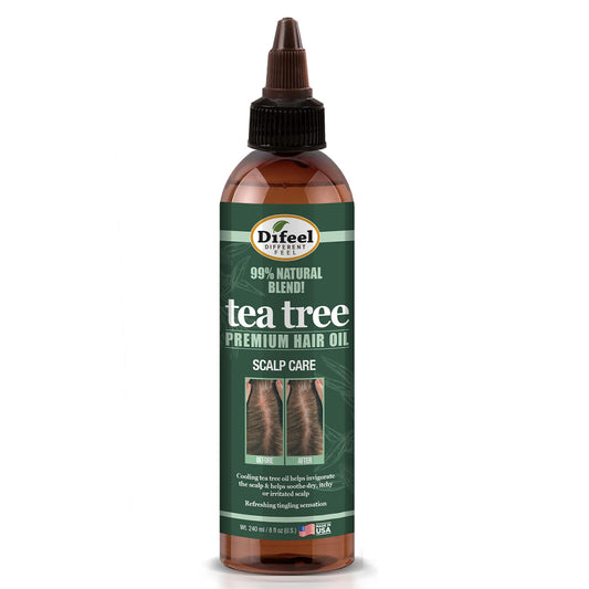 DIFEEL Scalp Care 99% Natural Premium Natural Hair Oil - Tea Tree Oil 8 oz.