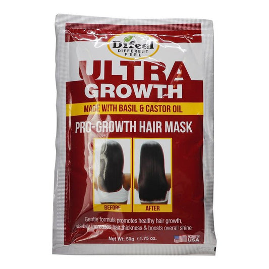 DIFEEL Ultra Growth Basil & Castor Oil Hair Growth Hair Mask Packet 1.75OZ