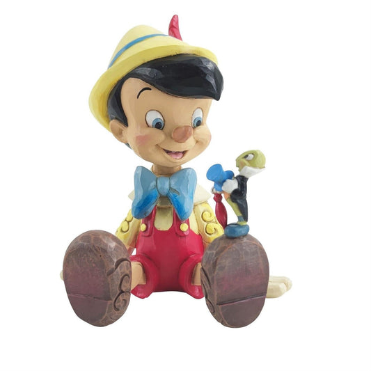 Disney Pinocchio - Pinocchio et Jiminy assis par Jim Shore