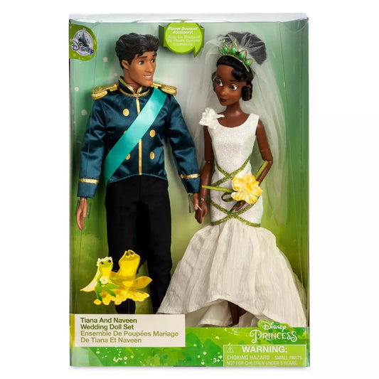 Disney Princess and the Frog - Tiana and Naveen Wedding Doll Set
