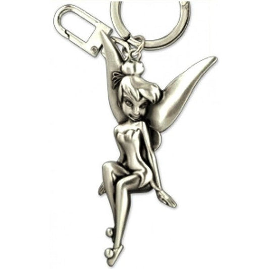 Disney Tinkerbell Sassy Sitting Pewter Keychain