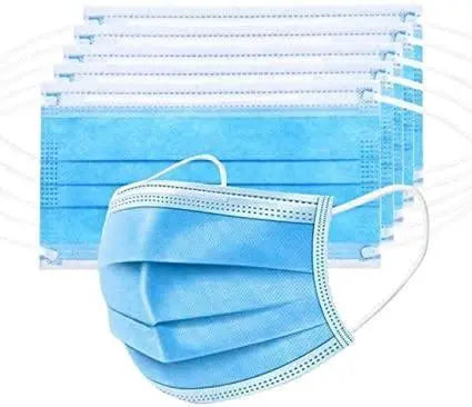 Masques jetables, non médicaux, 3 plis, à boucles auriculaires, Niveau 1 (10/paquet)