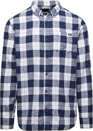 Vans 'Monties II' Flannel L/S Shirt - Blue Plaid