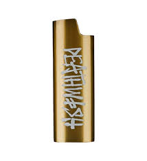 Deathwish 'Stay Lit' Lighter Holder - Gold