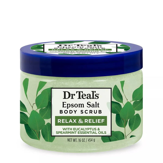 Dr Teal's Exfoliate & Renew Eucalyptus & Spearmint Epsom Salt Body Scrub - 16oz