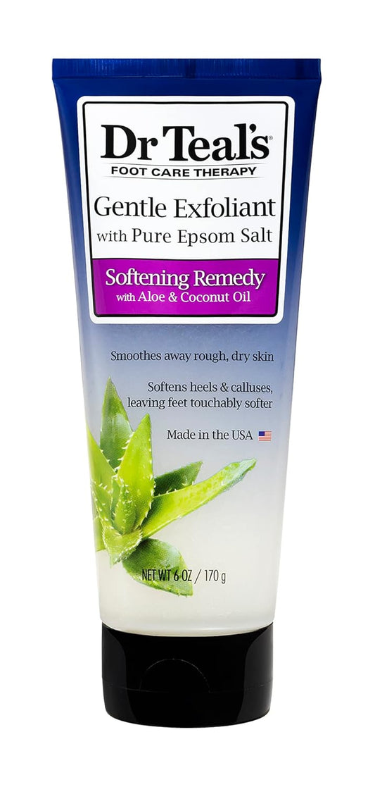 DR TEAL'S GENTLE EXFOLIANT SOFTENING REMEDY 6OZ