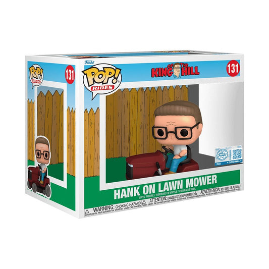 POP! Rides King of the Hill - Hank sur Tondeuse à Gazon Exclusivité Funko