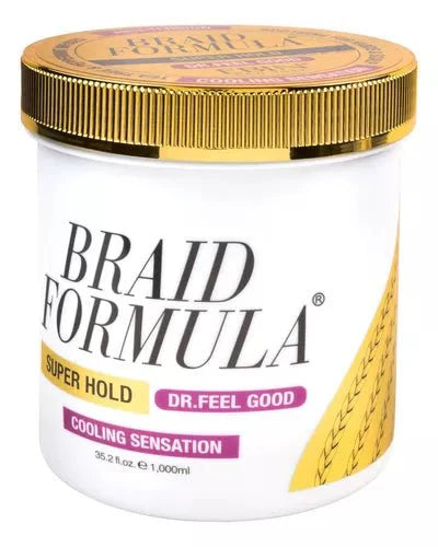 GEL REVITALISANT SUPER FIXANT FORMULE POUR TRESSES DR. FEEL GOOD D'EBIN 35,2OZ