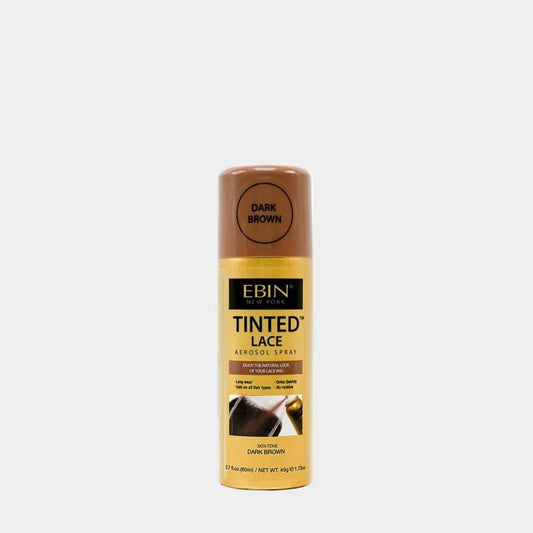 EBIN TINTED LACE AEROSOL SPRAY - DARK BROWN 2.7OZ