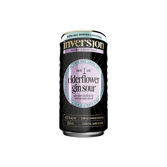 Inversion Nitro Cocktails - Gin Sour à la Fleur de Sureau