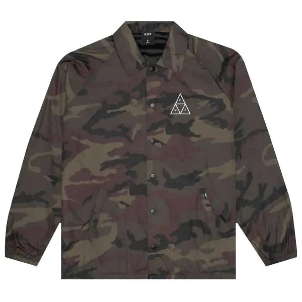 HUF 'Essentials Triple Triangle' Windbreaker - Woodland