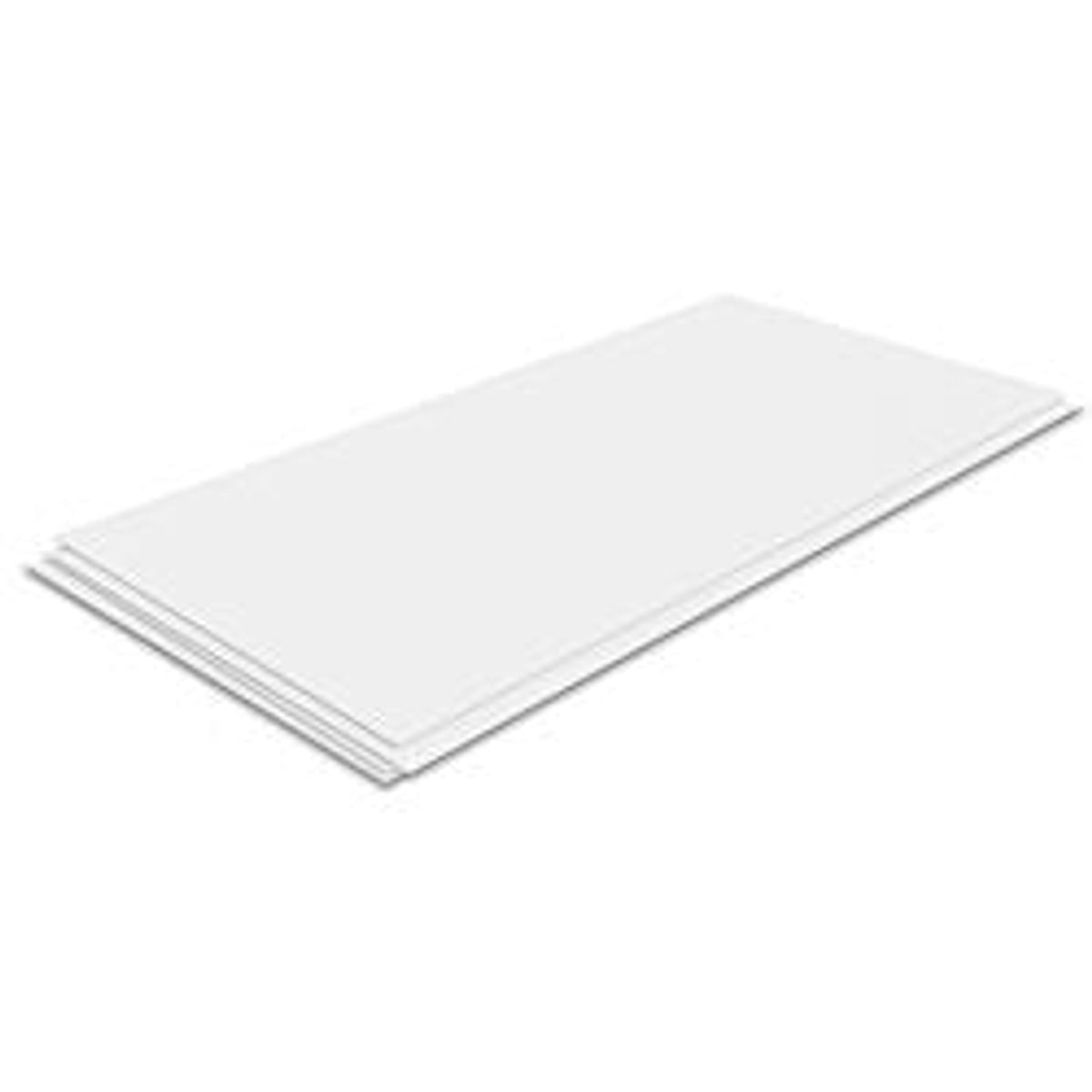 Evergreen Scale Models 19030 Plain White Styrene Single Sheet 12 x 24" (30.5 x 61cm) .30" NEW