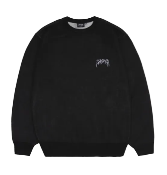 Jacker 'Skeleton' Knit Sweater - Black