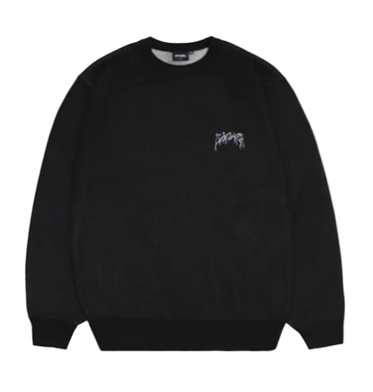 Jacker 'Skeleton' Knit Sweater - Black
